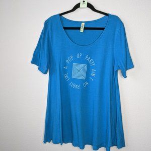 LuLaRoe Perfect Tee, Size Large